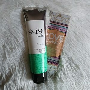 949 tanning lotion and free gift
